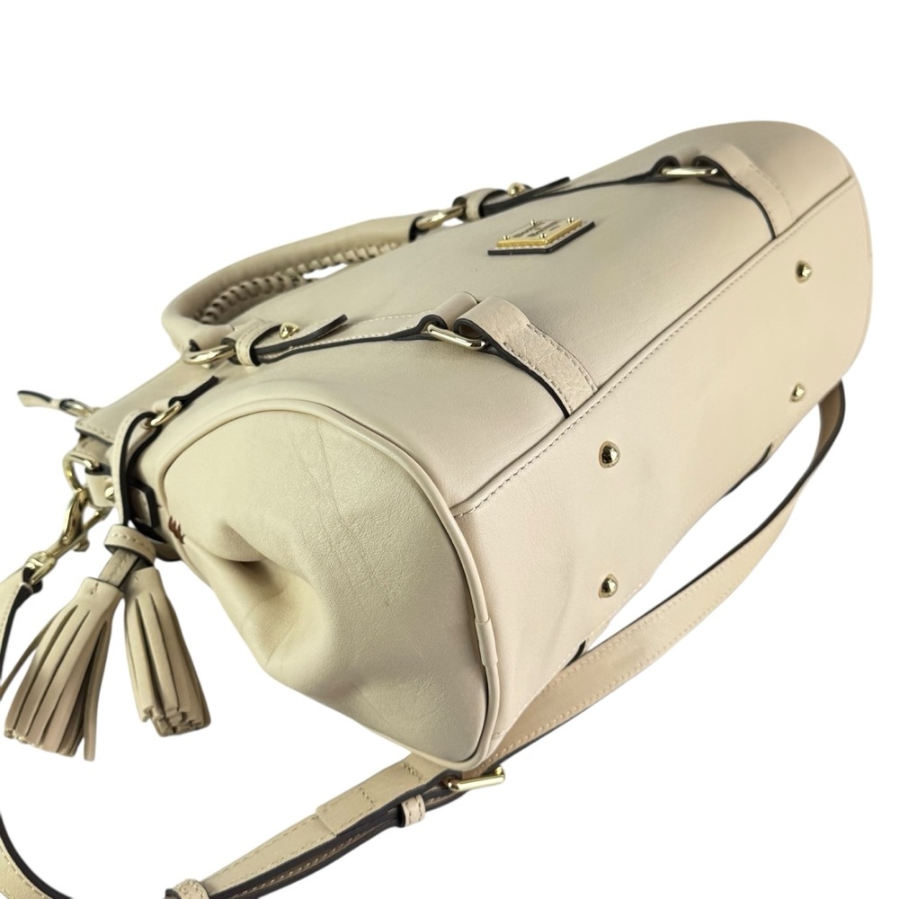 Dooney & Bourke Tan Leather Shoulder Bag - Picture 6 of 13